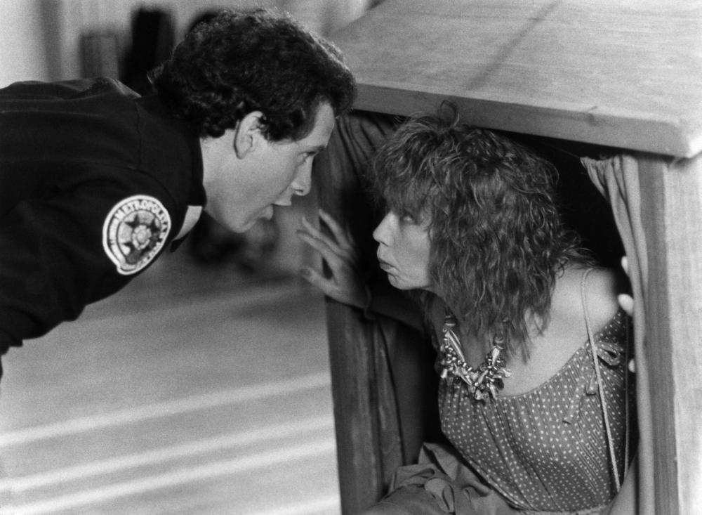 POLICE ACADEMY, Steve Guttenberg, Georgina Spelvin, 1984, (c) Warner Brothers