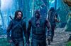 UNDERWORLD: RISE OF THE LYCANS, from left: Michael Sheen, Kevin Grevioux, 2009. ©Screen Gems