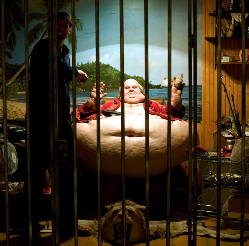 TAXIDERMIA, director Gyorgy Palfi, Gabor Mate, on set, 2006. ©Tartan Films