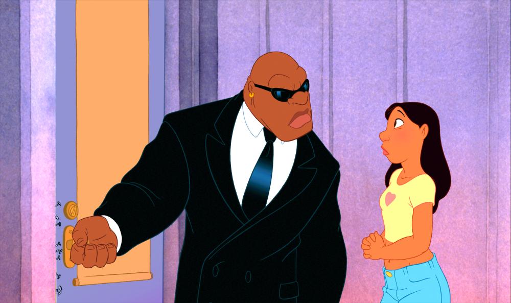 LILO & STITCH, Cobra Bubbles, Nani, 2002 (c) Walt Disney.