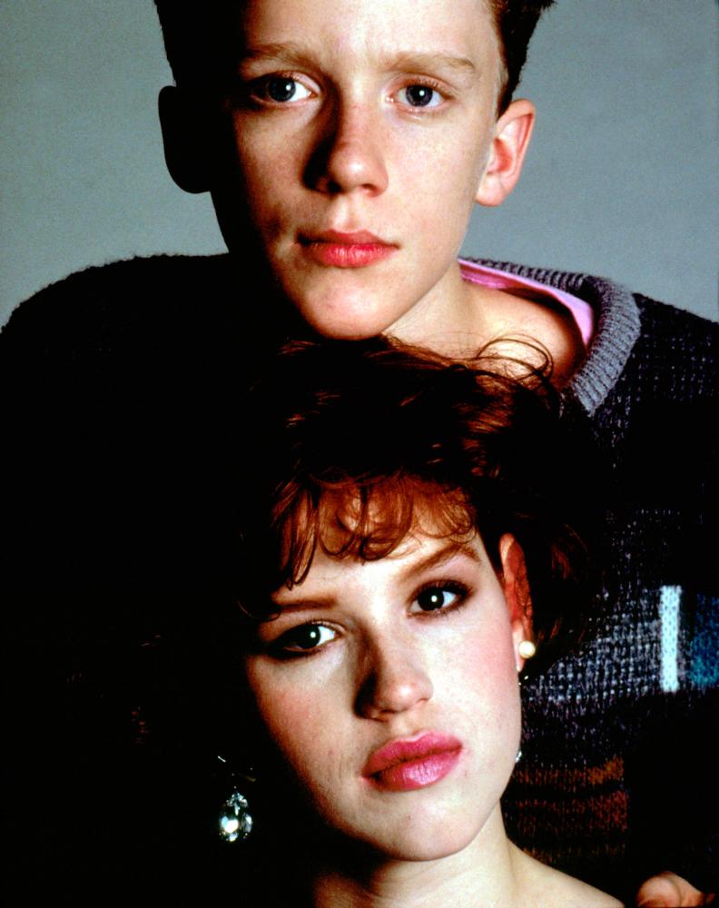 THE BREAKFAST CLUB, Anthony Michael Hall (top), Molly Ringwald, 1985, © Universal