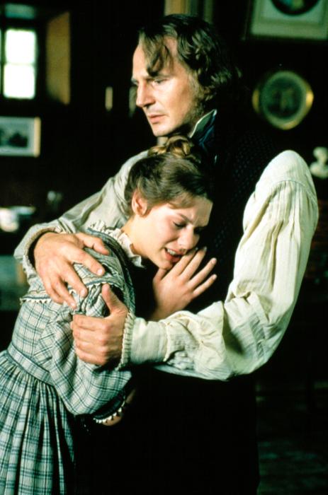 LES MISERABLES, Claire Danes & Liam Neeson, 1998