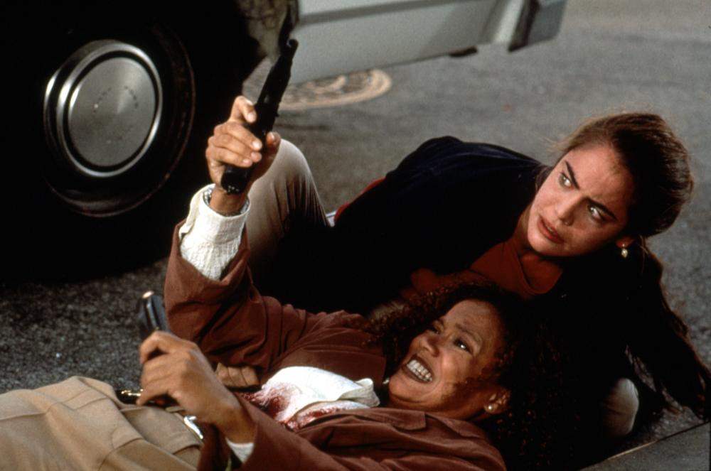 HARD TARGET, Yancy Butler (r.), 1993, (c)MCA