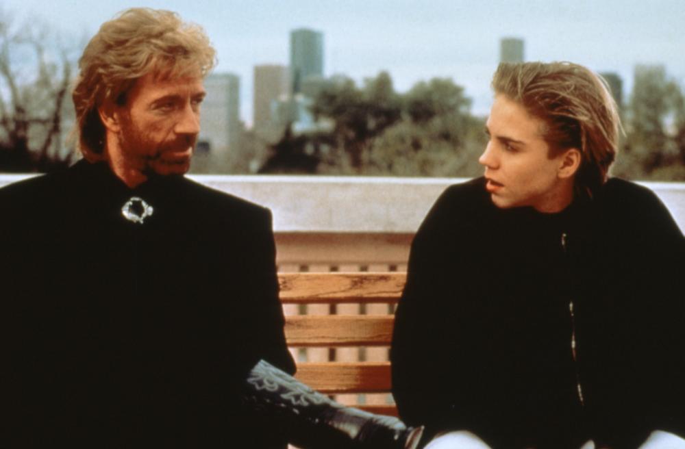 SIDEKICKS, Chuck Norris, Jonathan Brandis, 1992, (c)Triumph Releasing