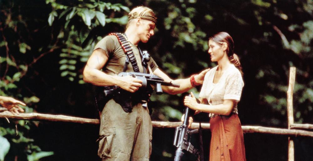 MEN OF WAR, from left: Dolph Lundgren, Catherine Bell, 1994, © Dimension Films