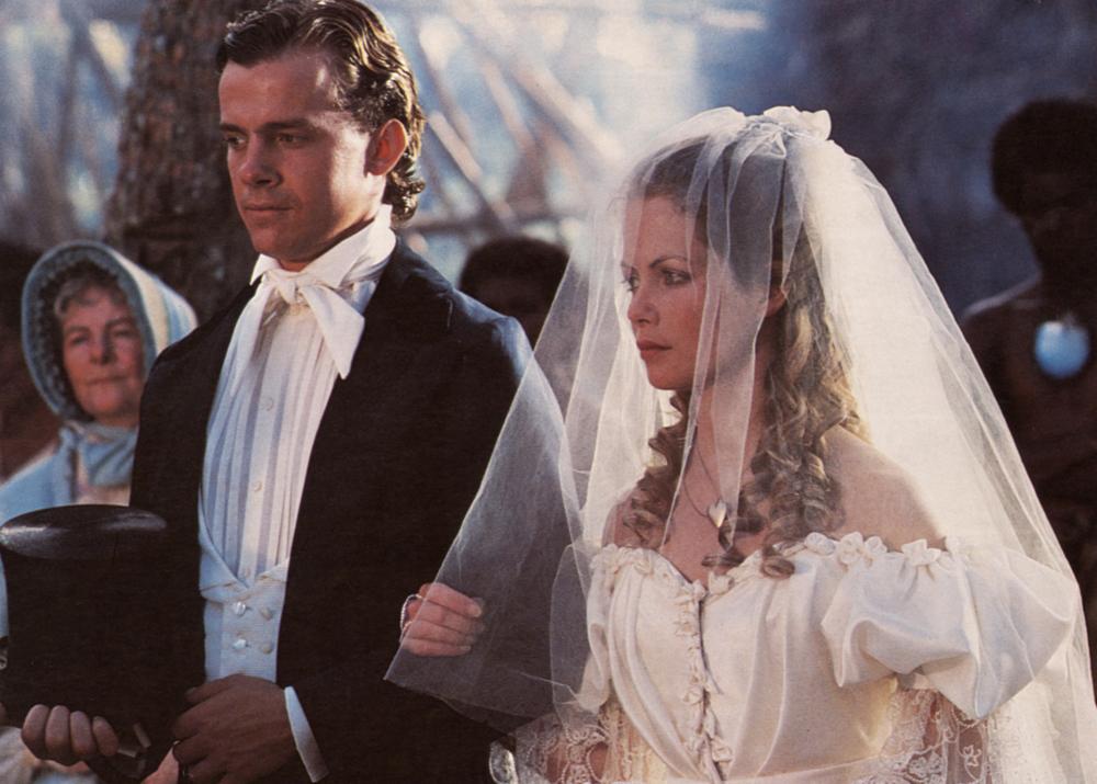 NATE AND HAYES, Michael O'Keefe, Jenny Seagrove, 1983. (c) Paramount Pictures.