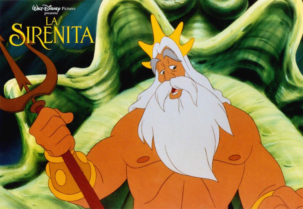 THE LITTLE MERMAID, (aka LA SIRENITA), King Triton, 1989, © Walt Disney