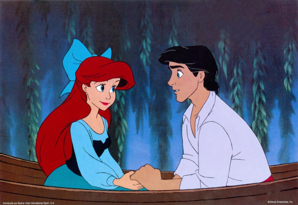 THE LITTLE MERMAID, from left: Ariel, Prince Eric, 1989, © Walt Disney